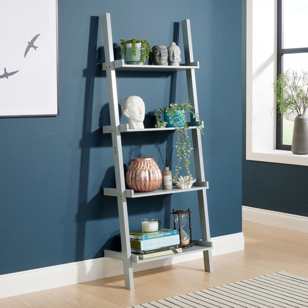 How To Decorate a Ladder Shelf
