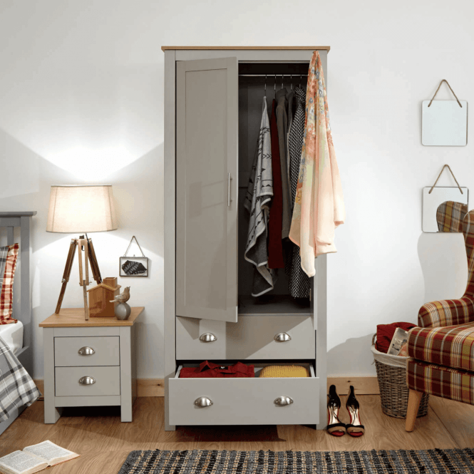 a wardrobe full of summer clothes