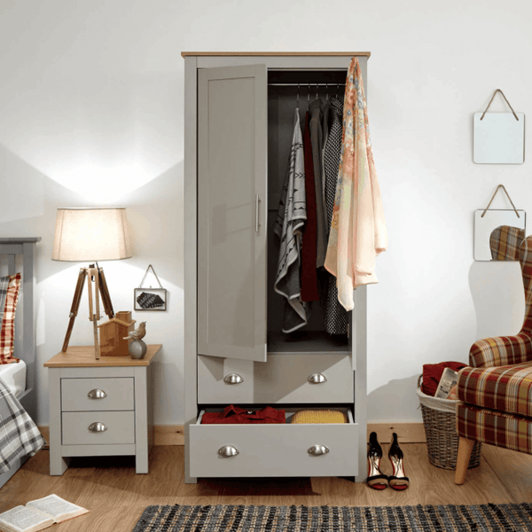 a wardrobe full of summer clothes