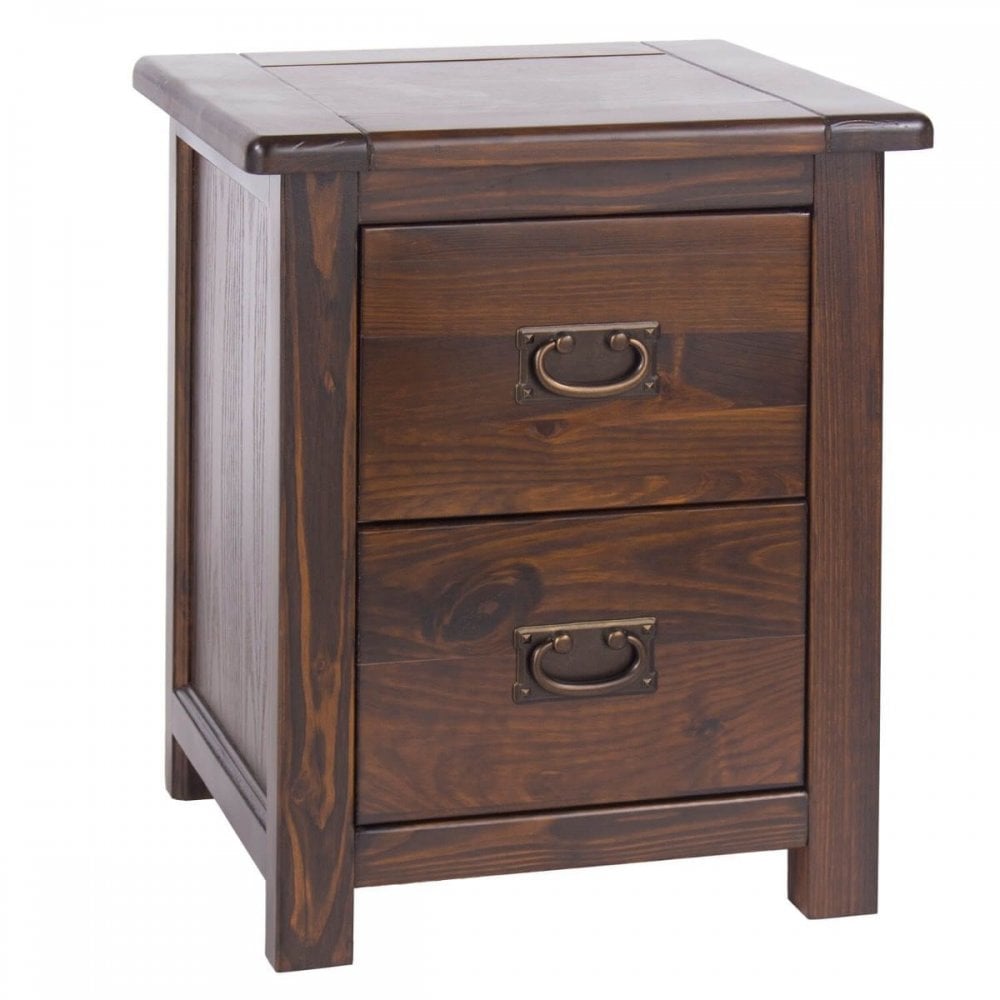 Denver 2 Drawer Bedside