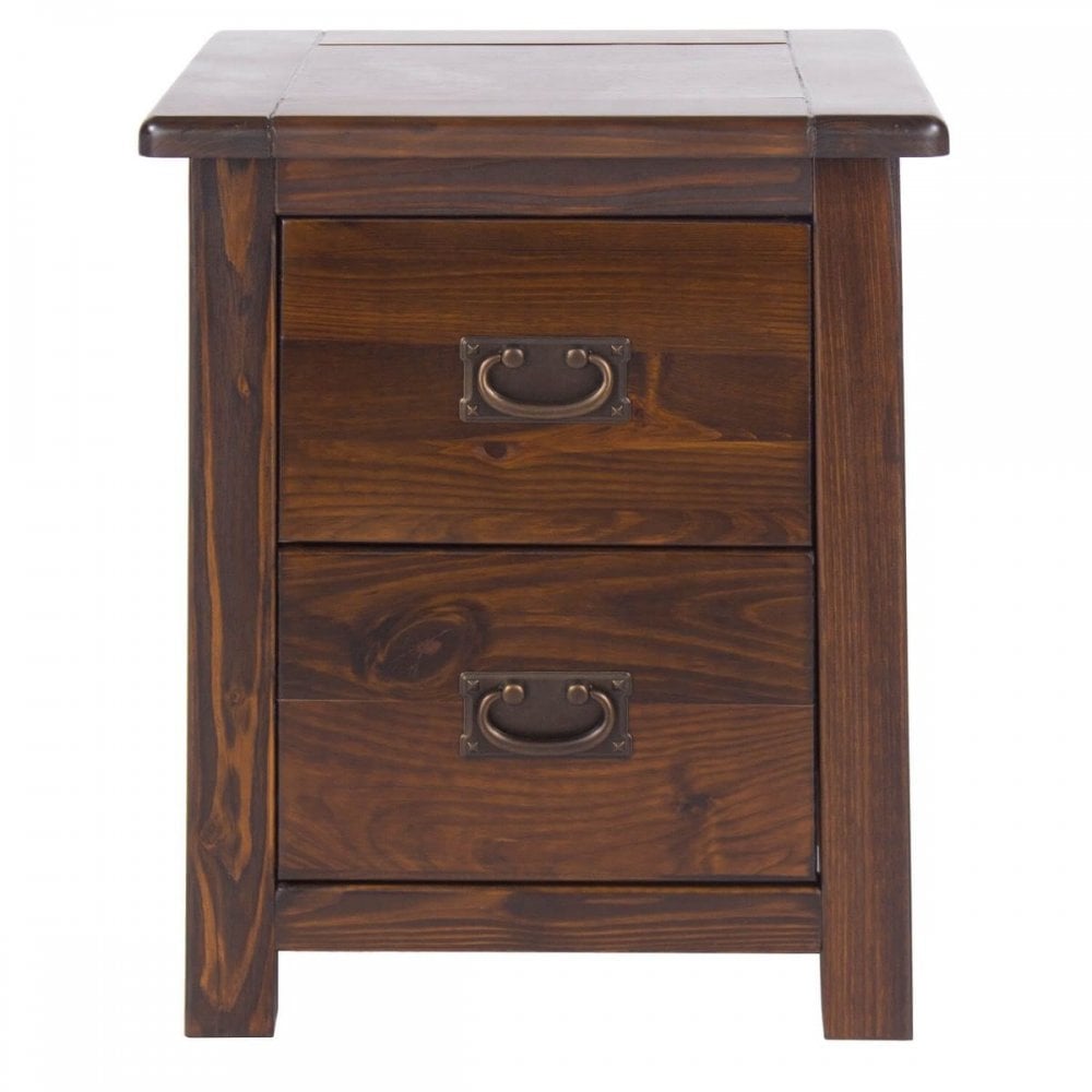 Denver 2 Drawer Bedside
