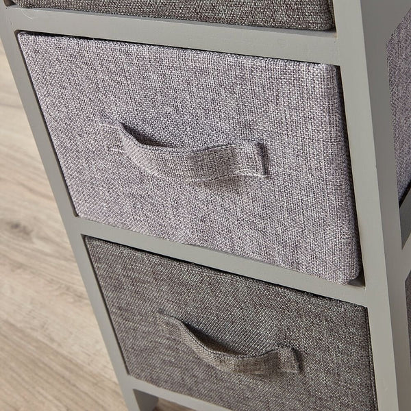 Metro 3 Drawer Grey Storage Tower