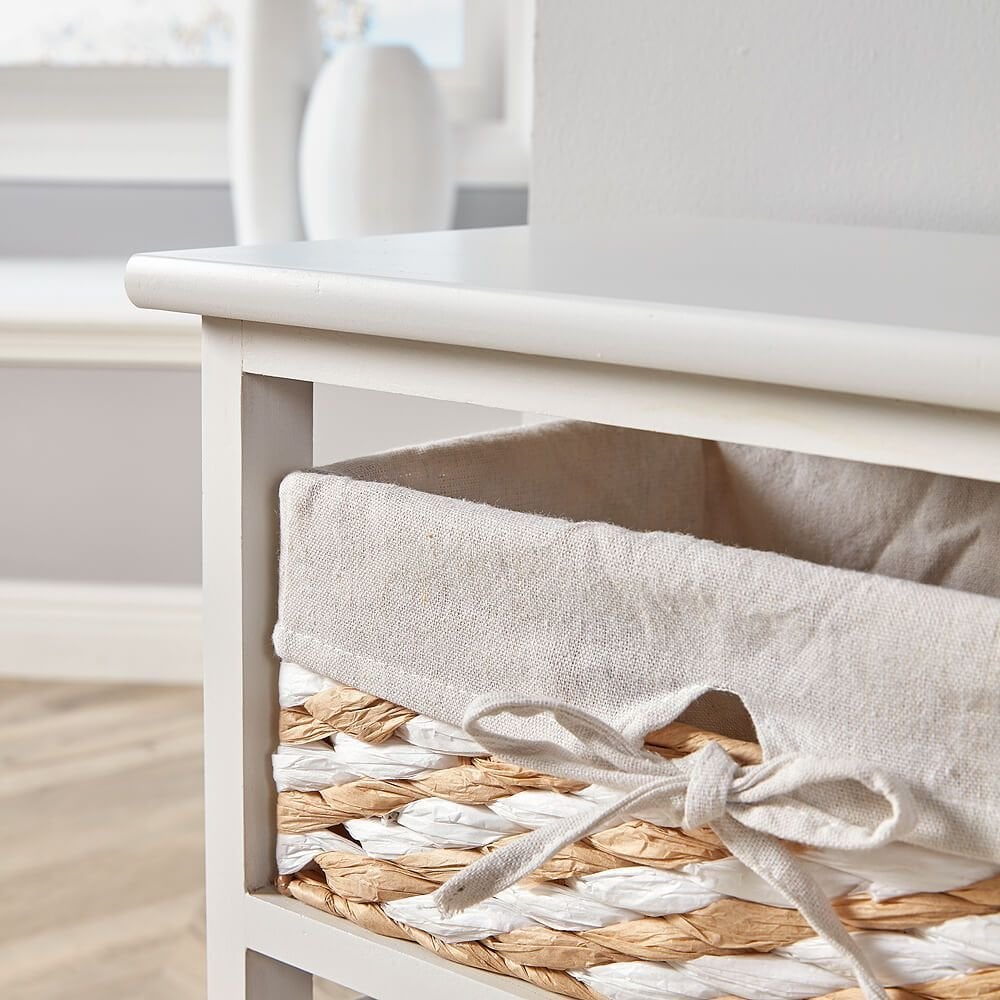Norfolk 3 Wicker Basket Storage Drawers