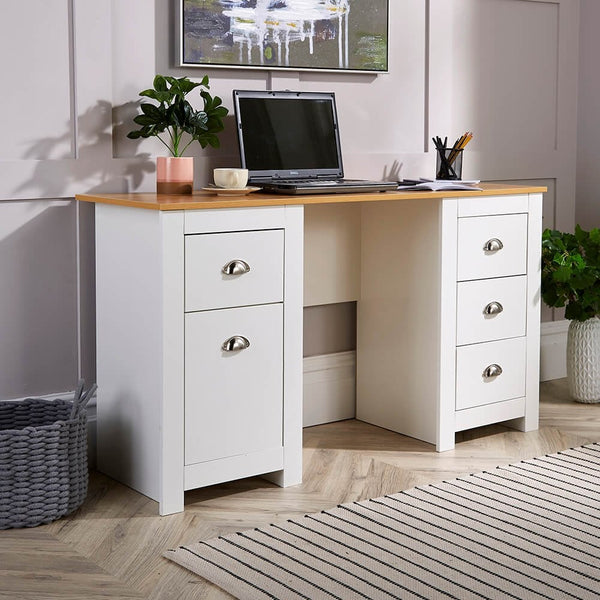 Camden Pedestal Desk with Drawers