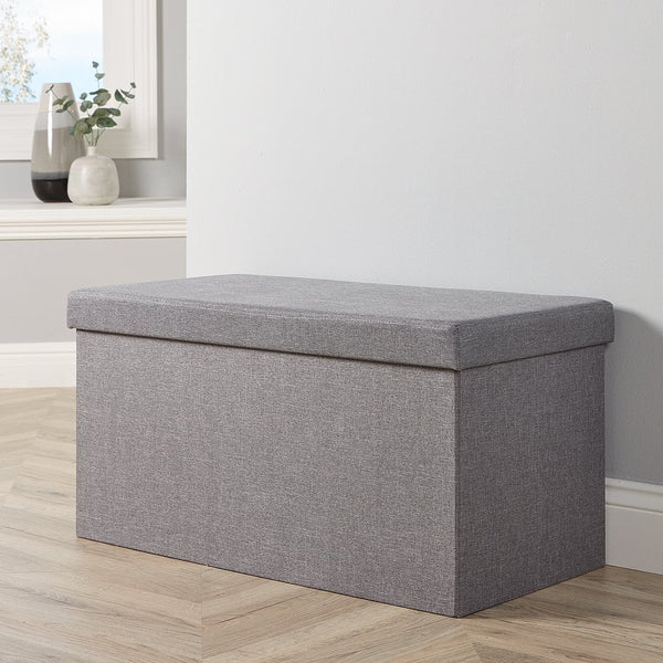 Sofia Fabric Rectangular Storage Ottoman