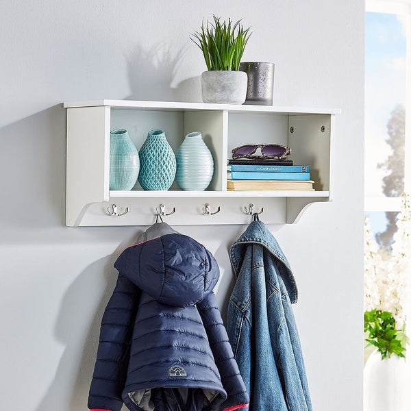Polar Coat Hook & Storage Shelf