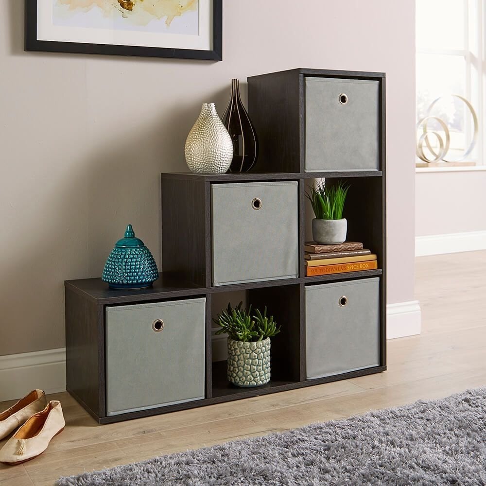 6 Cube Step Style Storage Unit