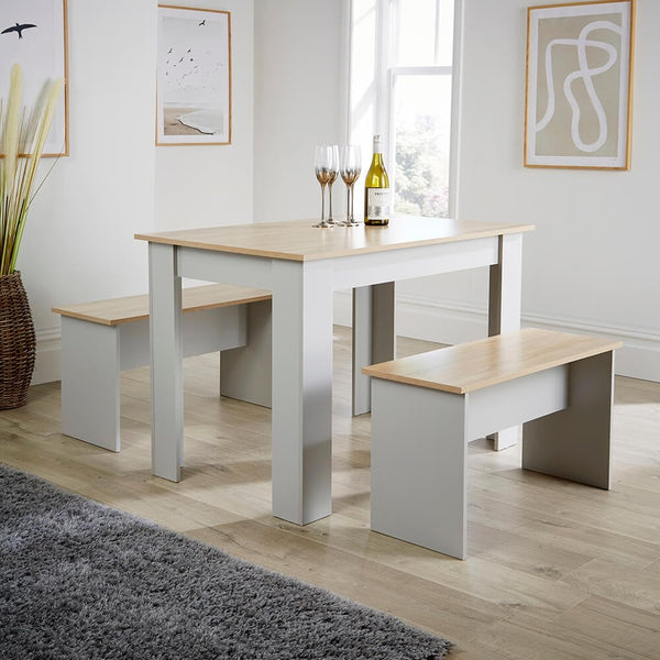 Camden Dining Set with Benches