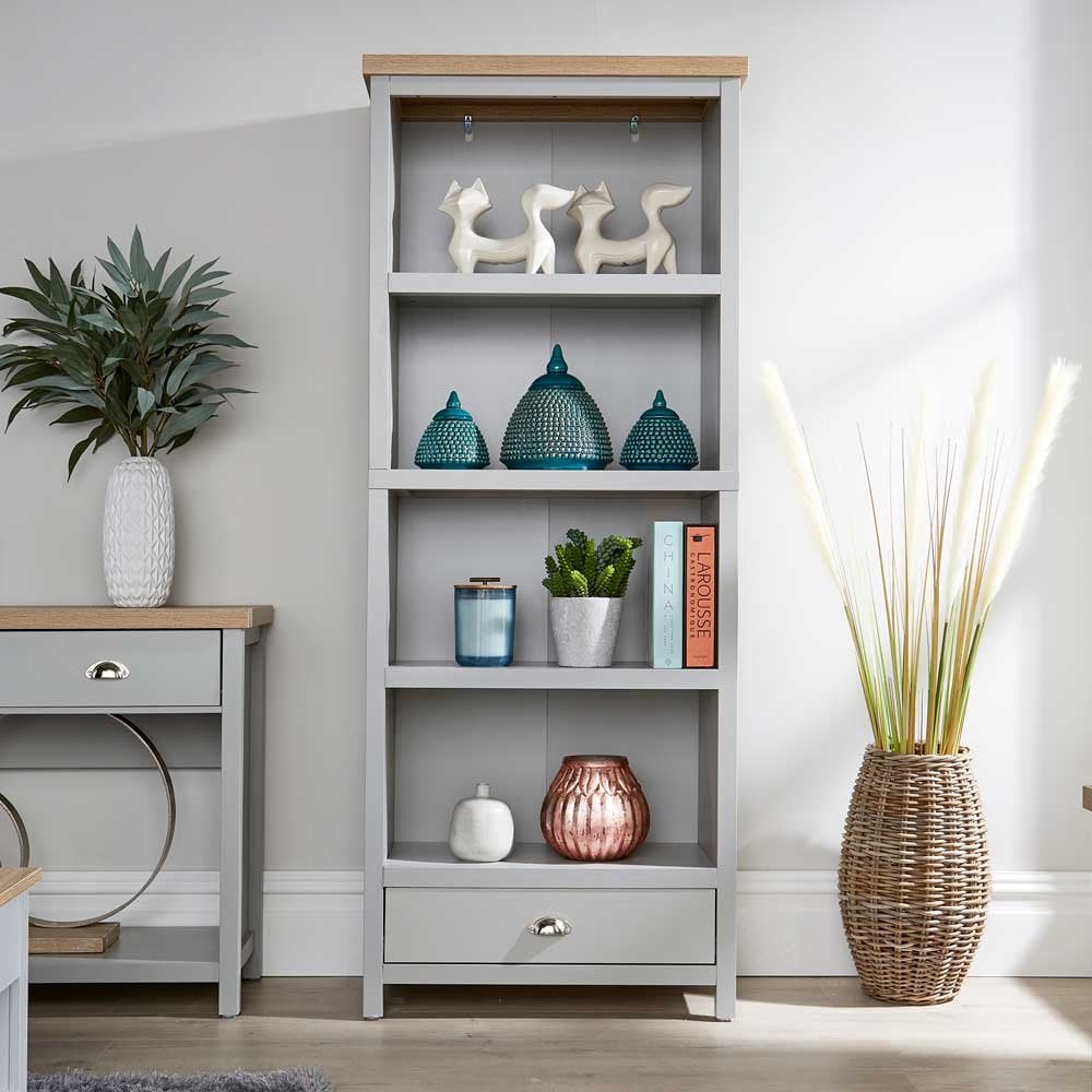 Avon 4 Tier Bookcase & 1 Storage Drawer