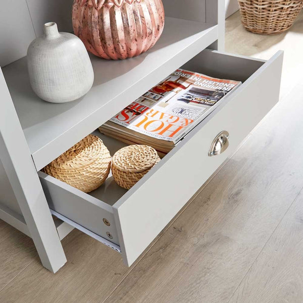 Avon 4 Tier Bookcase & 1 Storage Drawer