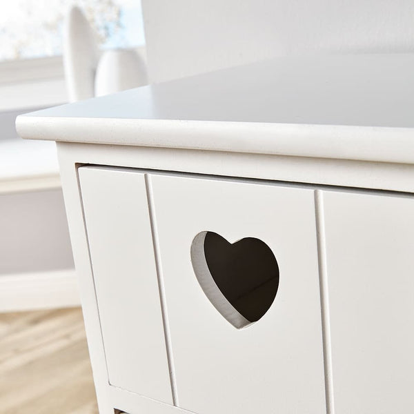 Lovestack 4 Heart Handle Storage Drawers