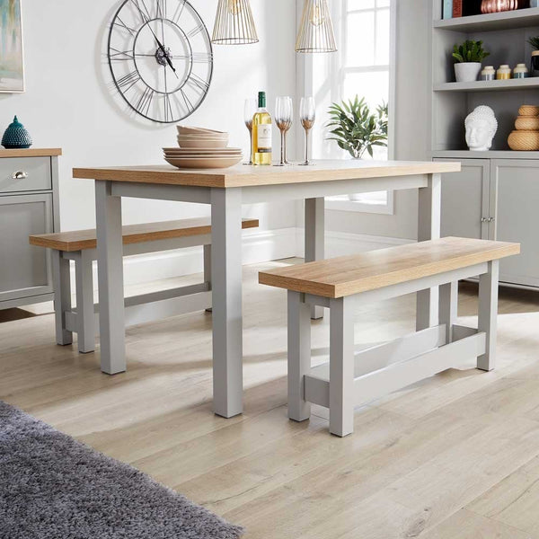 Avon Table and Bench Dining Set