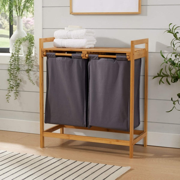 Walton Bamboo Laundry Basket