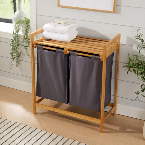 Walton Bamboo Laundry Basket