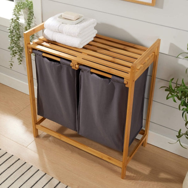 Walton Bamboo Laundry Basket
