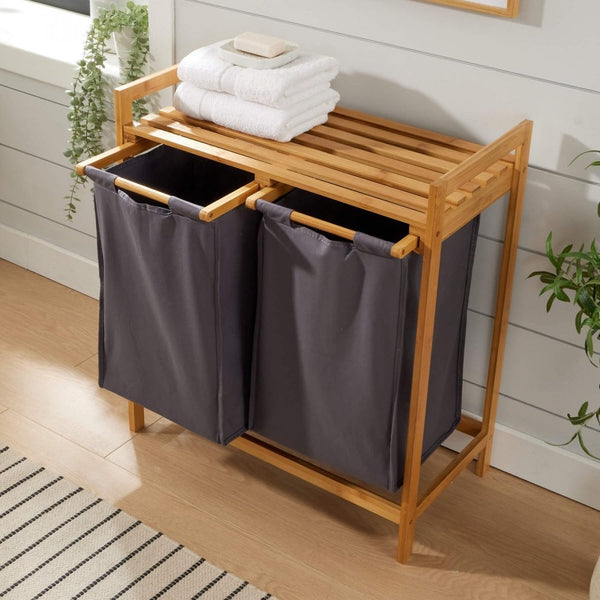 Walton Bamboo Laundry Basket