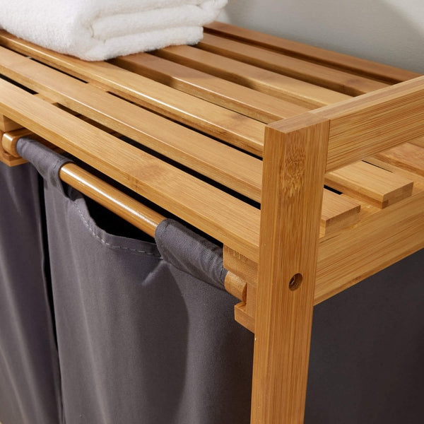 Walton Bamboo Laundry Basket