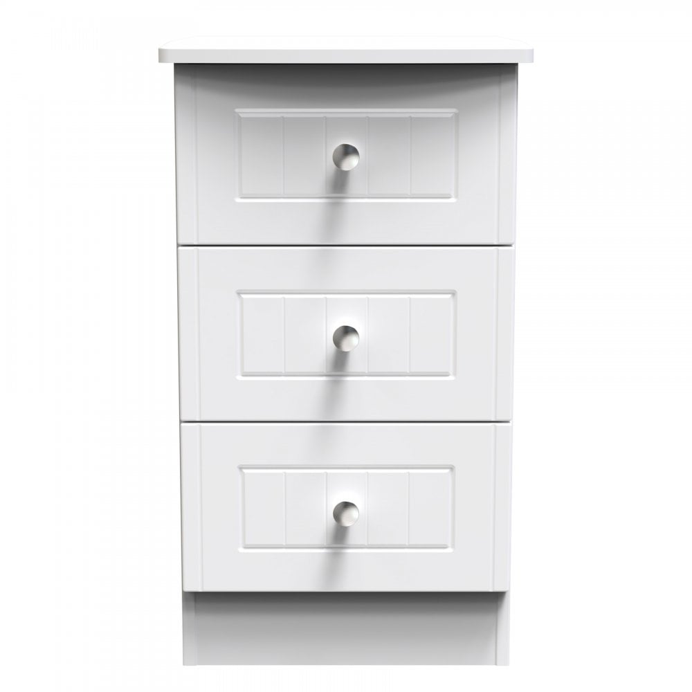 Mila 3 Drawer Bedside