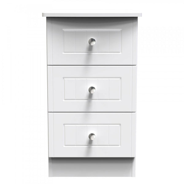 Mila 3 Drawer Bedside