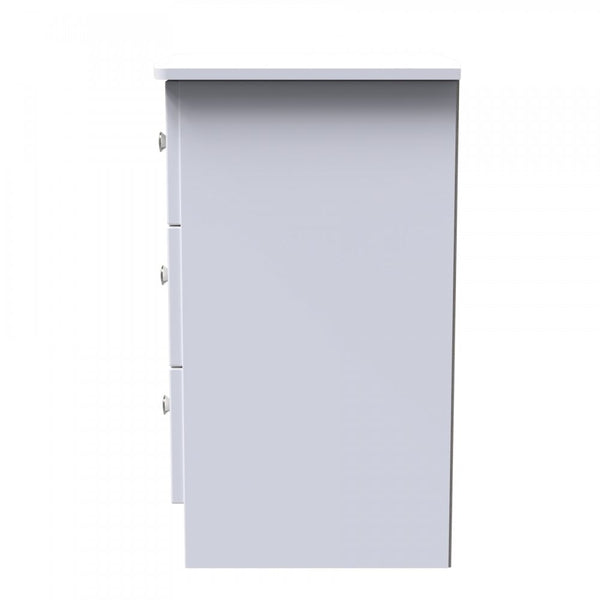 Mila 3 Drawer Bedside