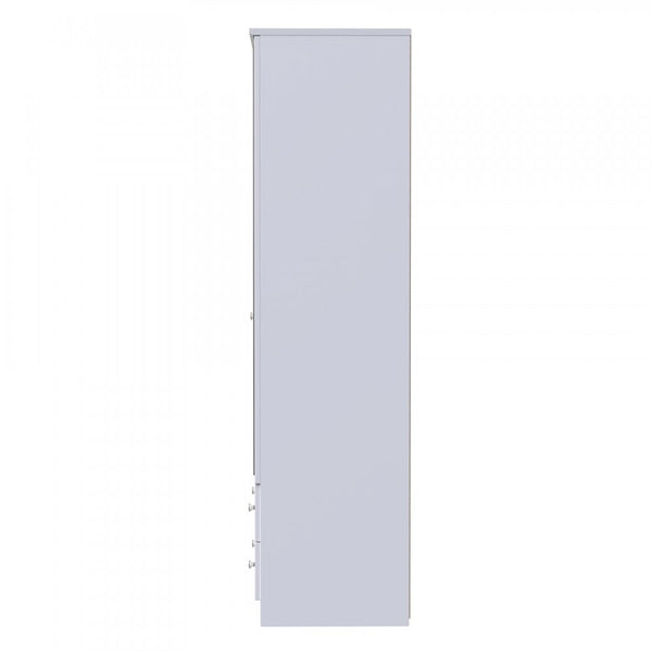 Mila 2 Door & 2 Drawer Mirrored Wardrobe