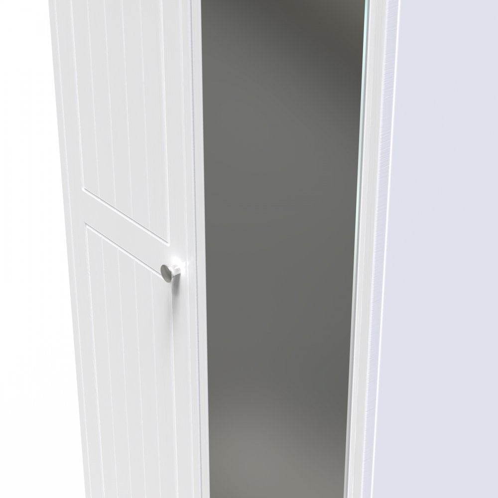 Mila 2 Door Mirrored Wardrobe