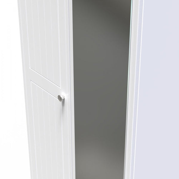 Mila 2 Door Mirrored Wardrobe