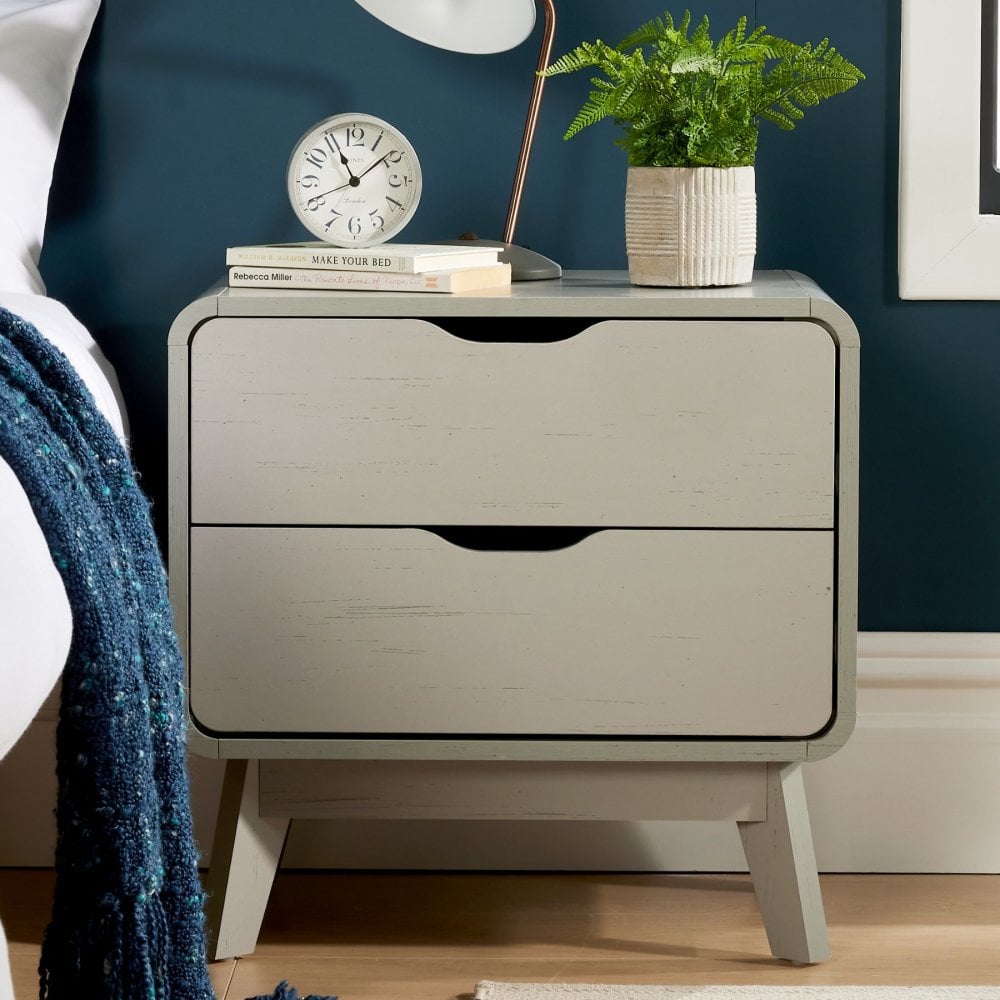 Nordica 2 Drawer Bedside