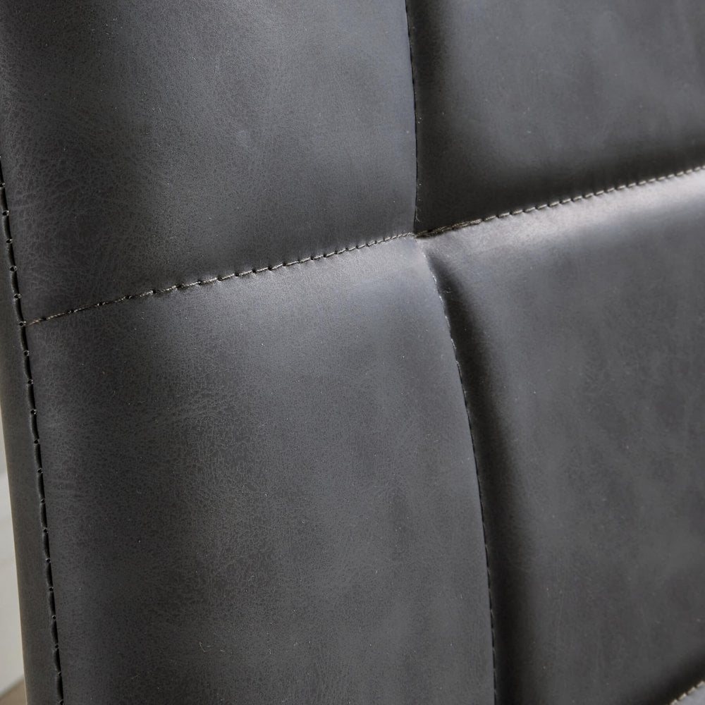 Leia Pair of Dining Chairs Grey
