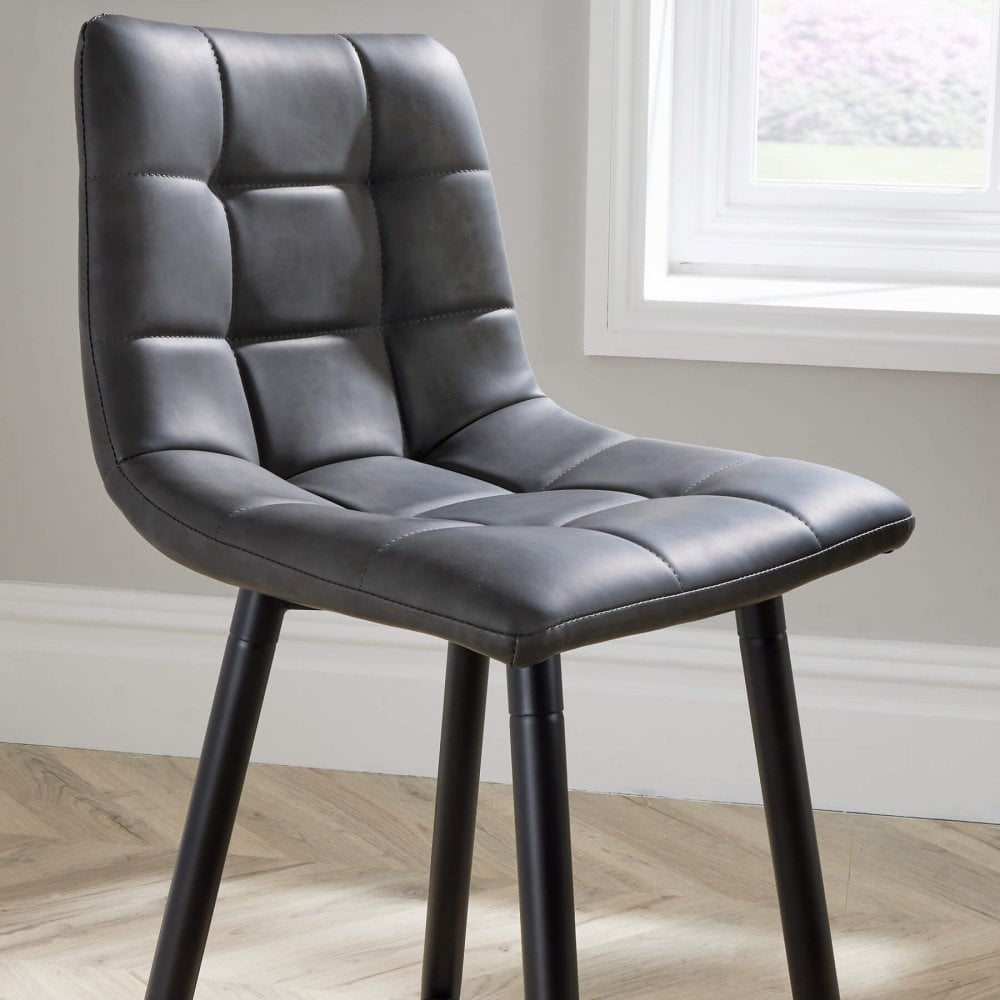 Galena Pair Bar Stools Grey