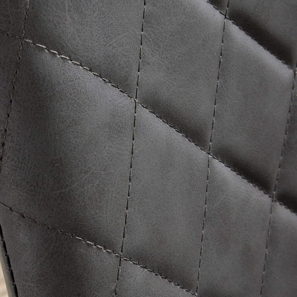 Anastasia Grey Pair of Dining Chairs