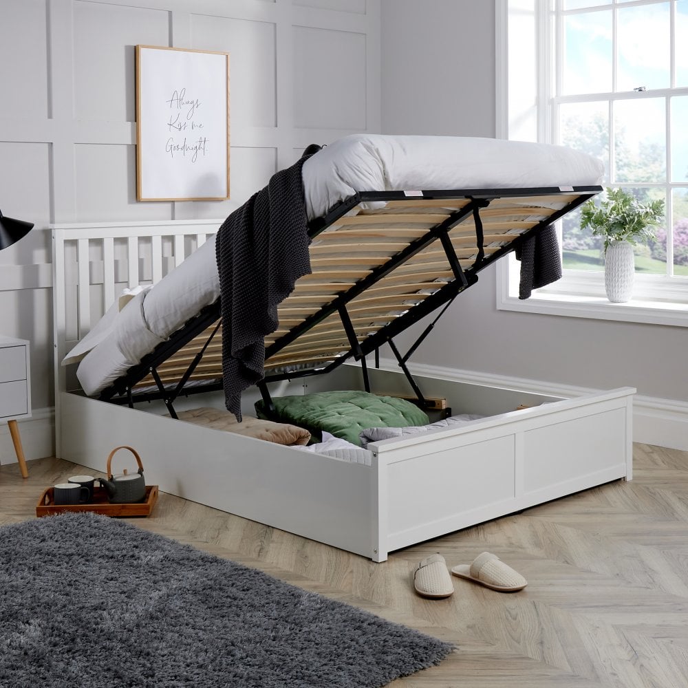 Florida Wooden Ottoman Storage Bed