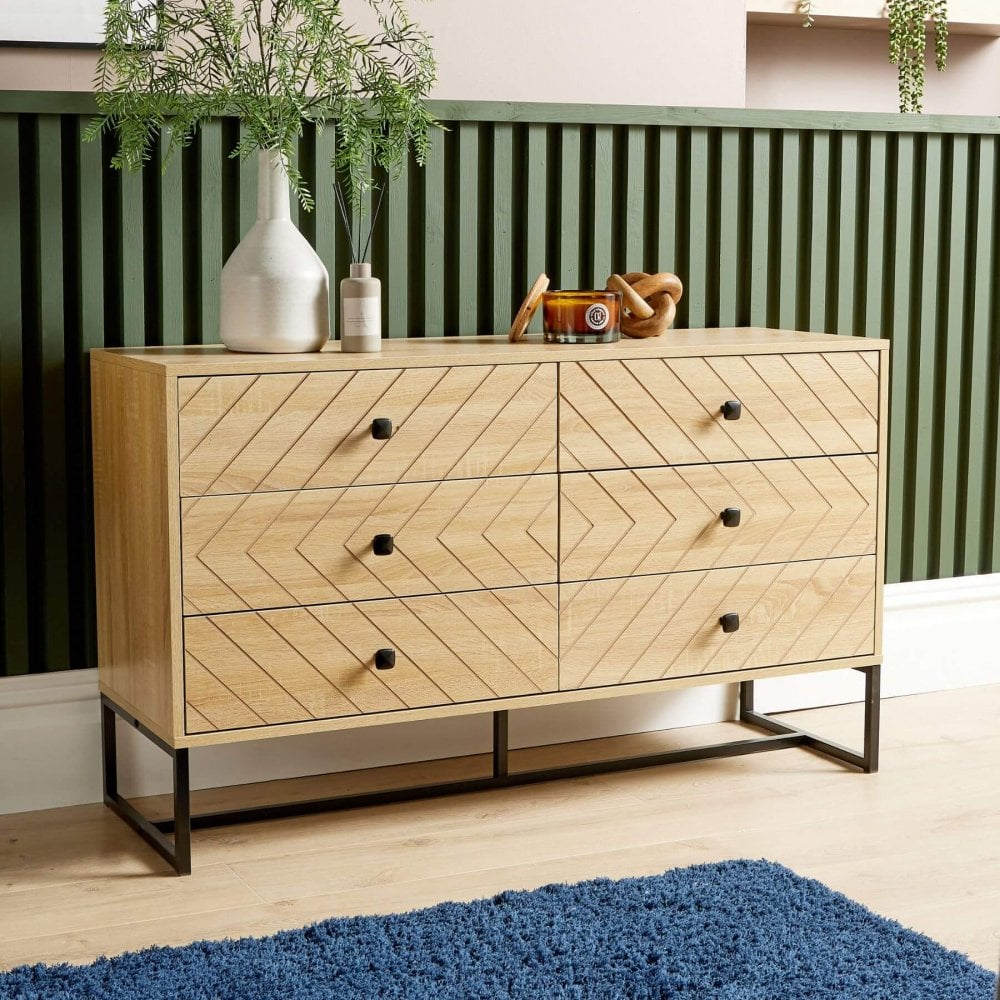 Aztec Chest 6 Drawers