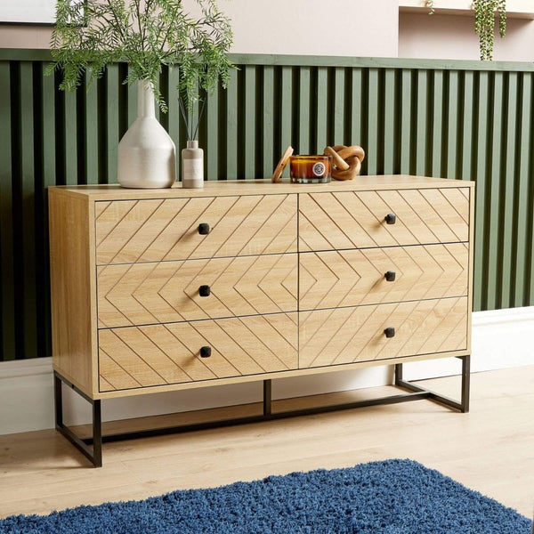Aztec Chest 6 Drawers