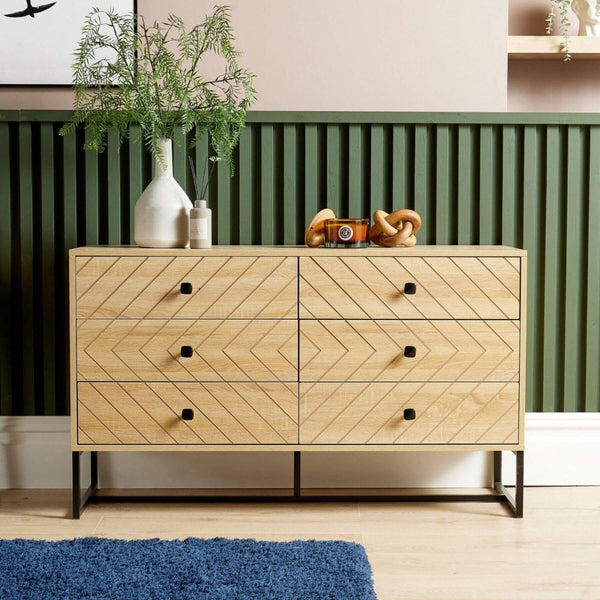 Aztec Chest 6 Drawers