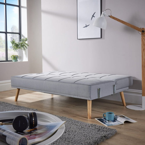Eclipse Grey Linen Sofa Bed