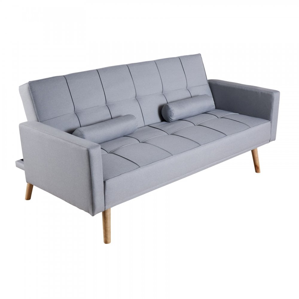 Eclipse Grey Linen Sofa Bed