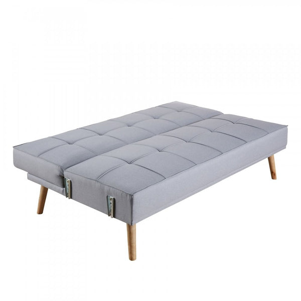Eclipse Grey Linen Sofa Bed