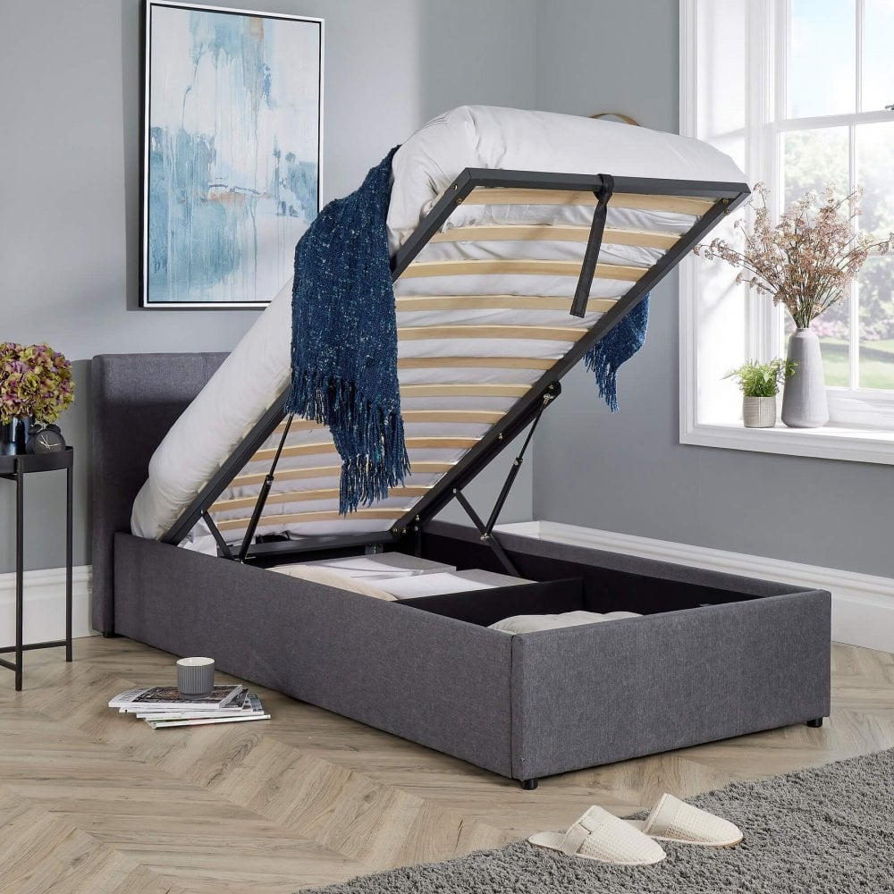 End Lift Ottoman Storage Bed