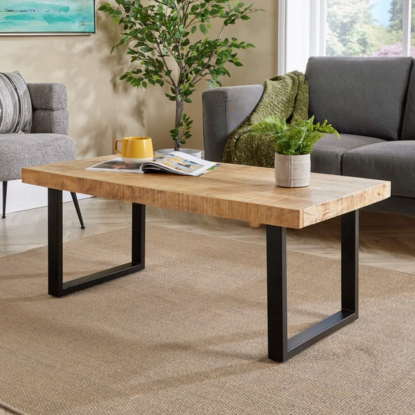 Cortez Mango Wood & Iron Coffee Tables