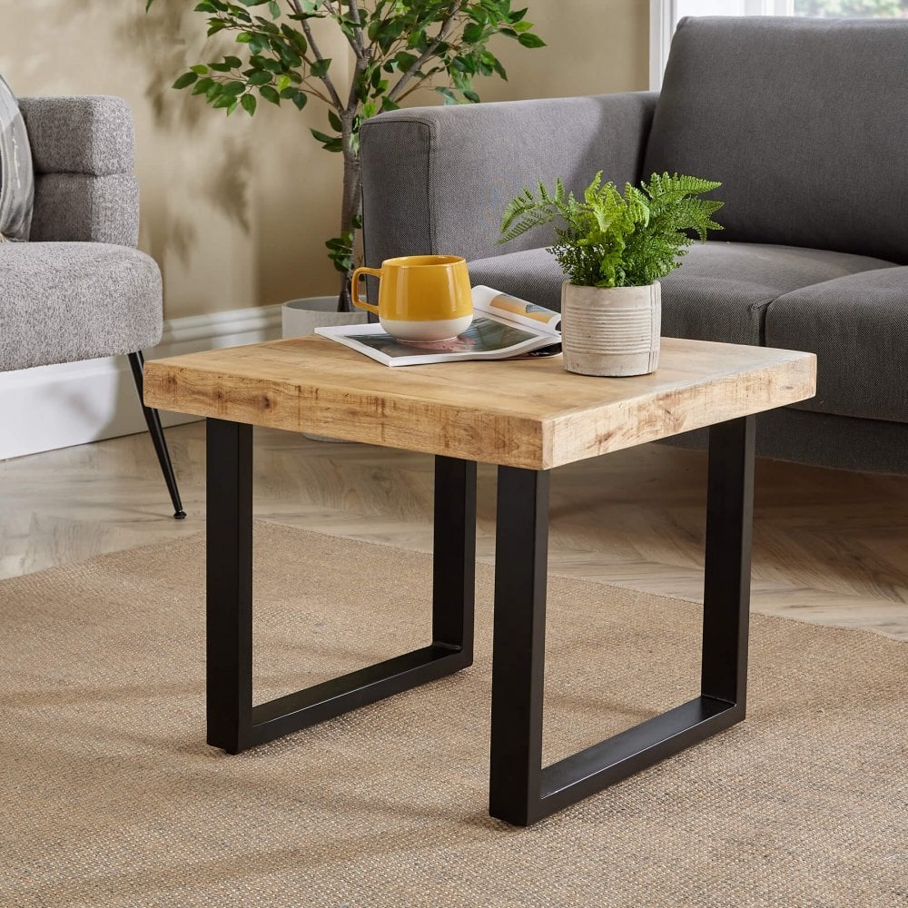 Mango Wood & Iron Coffee Tables