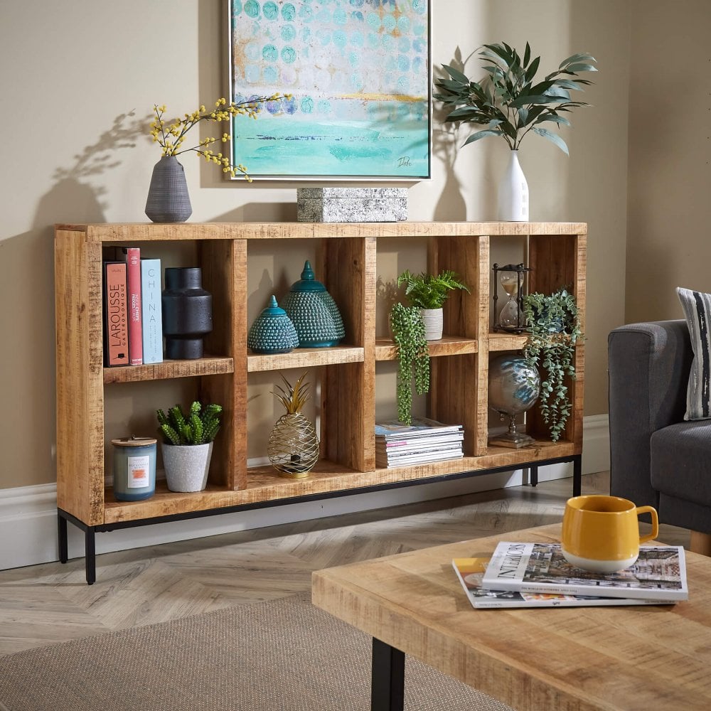 Stockton Wide 8 Shelf Bookcase
