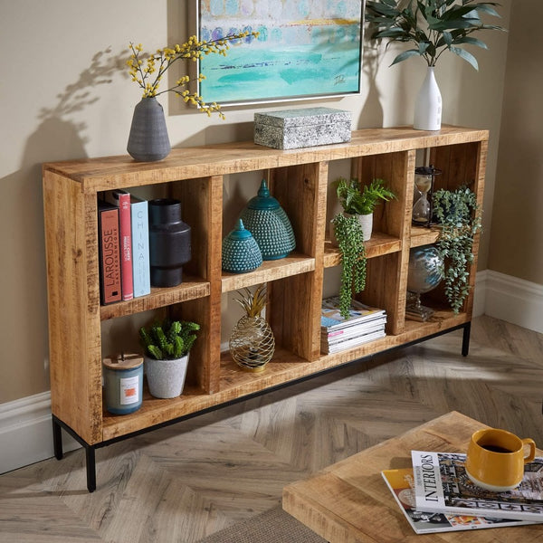 Stockton Wide 8 Shelf Bookcase