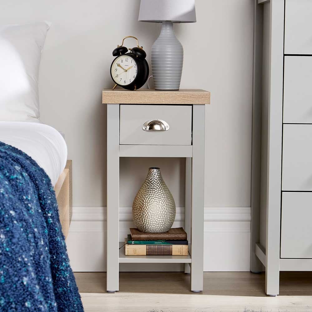 Avon Narrow 1 Drawer Bedside