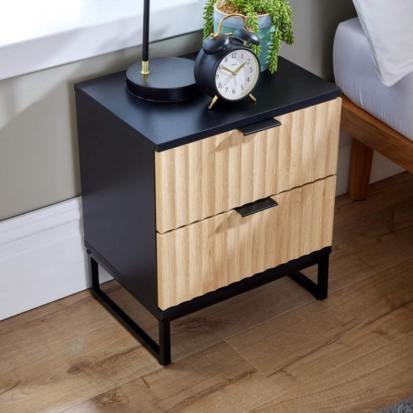 Hempton 2 Drawer Bedside