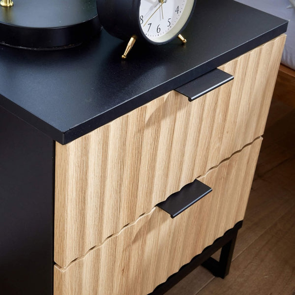 Hempton 2 Drawer Bedside