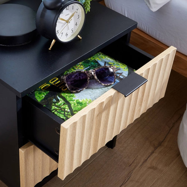 Hempton 2 Drawer Bedside