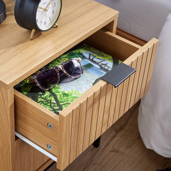Wisbech 2 Drawer Bedside