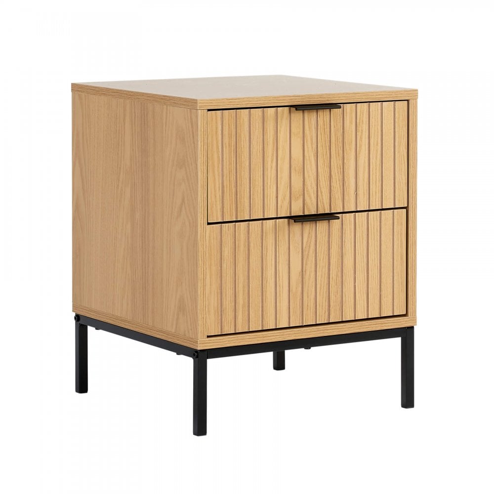 Wisbech 2 Drawer Bedside