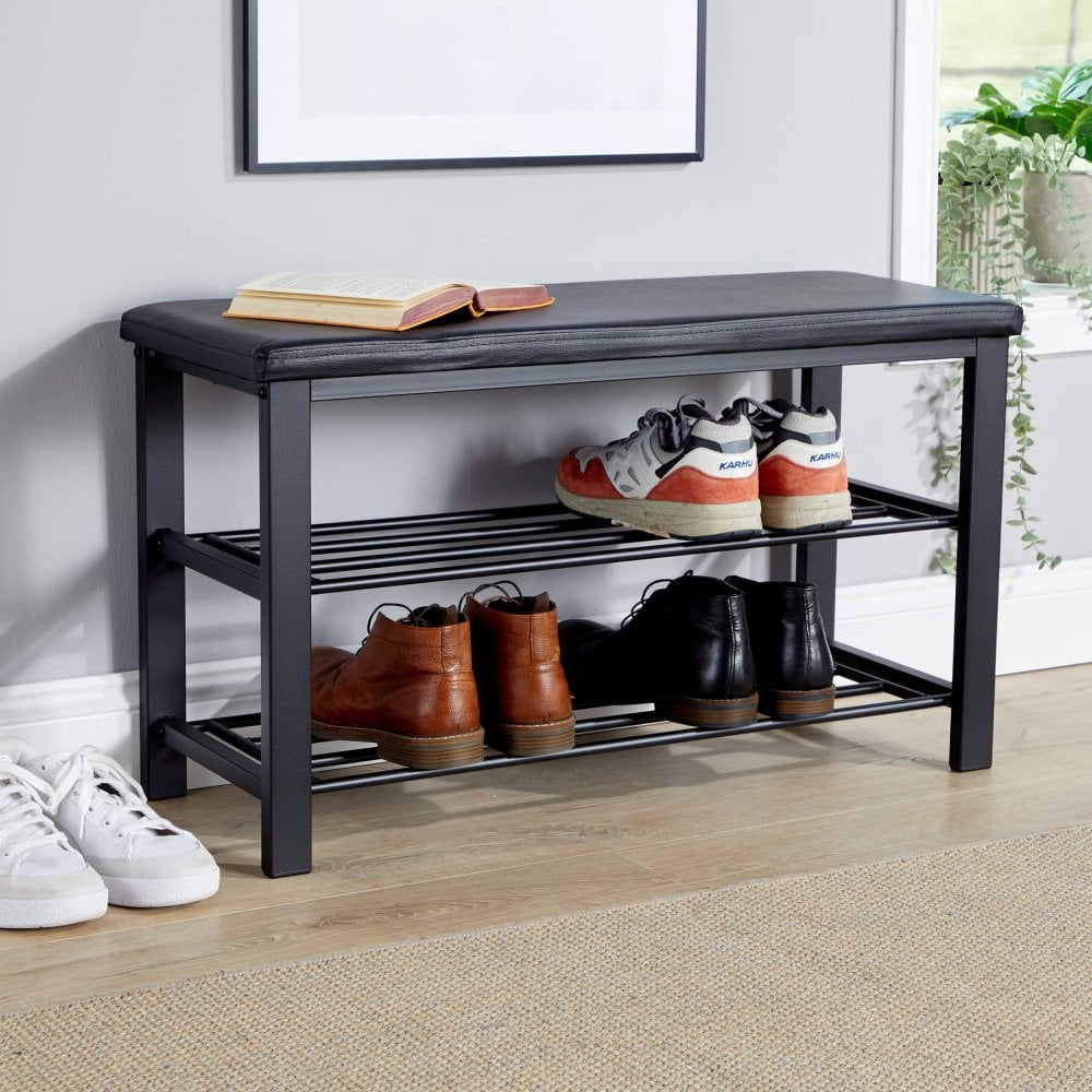 Sleaford Hallway Bench with Shoe Rack Storage